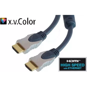 shiverpeaks SP77475 HDMI Cable 5 m HDMI Type A Male to Male High Speed with Ethernet Blue