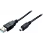 SHIVERPEAKS USB 2.0 Mini Cable, USB-A Male to Mini USB-B Male, 1.0 m, Black 11004995
