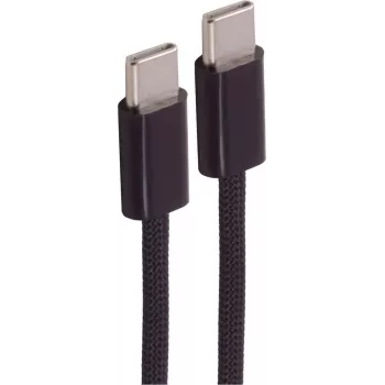 SHIVERPEAKS USB-C Charging Cable 2.0 240W PD 3.1, Braided Textile, 0.5m, Black (BS14-22015)