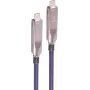 SHIVERPEAKS USB-C Hybrid Active Optical Cable, 15 m, USB 3.2 Gen 2, 10 Gbps, 8K Video, 60W Power Delivery, TPU, Black BS30-44081