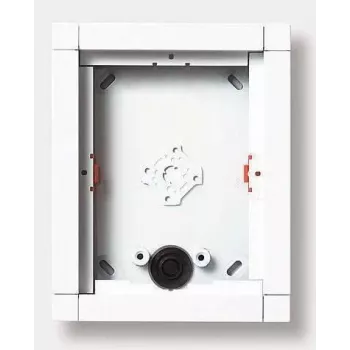 Siedle Vario Surface-Mount Housing GA 612-1/1-0 SM Silver Metallic