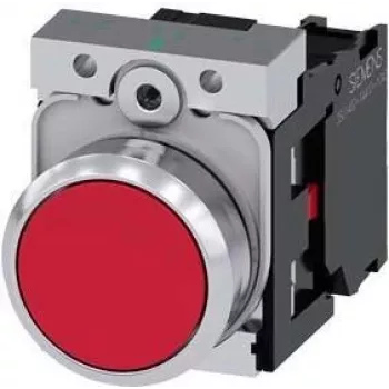 Siemens 3SU1150-0AB20-1CA0 SIRIUS ACT Selector Switch, 22mm, 2-Position, 1NO, Black