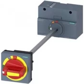 Siemens 3VA9257-0FK25 Door-Mounted Rotary Operator for 3VA2 Circuit Breakers, 250 mm Shaft, IP65, Lockable