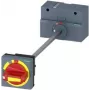 Siemens 3VA9257-0FK25 Door-Mounted Rotary Operator for 3VA2 Circuit Breakers, 250 mm Shaft, IP65, Lockable