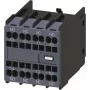 SIEMENS Auxiliary Switch Block 2NO+2NC, Size S00/S0, Screw Terminal, 3RH2911 Series 3RH29112GA22