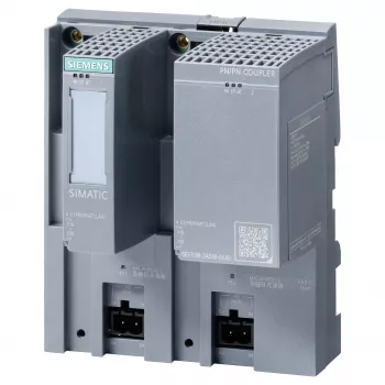 SIEMENS SIMATIC PN/PN Coupler 6ES7158-3AD10-0XA0 PROFINET IO Coupler, 2x RJ45, 100 Mbit/s, 24V DC, DIN Rail