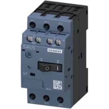 SIEMENS SIRIUS 3RV1011-1JA15 Circuit Breaker for Motor Protection, 3-Pole, 7...10 A, 130 A Short-Circuit Release, S00, Screw Terminals