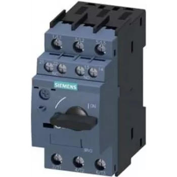 SIEMENS SIRIUS 3RV2 Motor Starter Protector, 0.18-0.25A, 3-Pole, Class 10, Screw Terminals, 3RV20110CA15