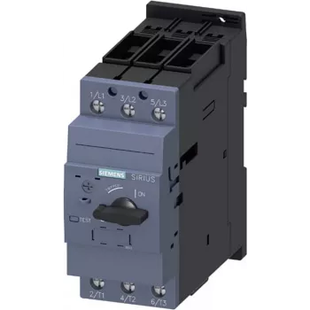 SIEMENS SIRIUS 3RV2031-4WA10 Motor Starter Protector, 2.2-3.2 A, Class 10, 690 V AC, 3-Pole, Screw Terminal