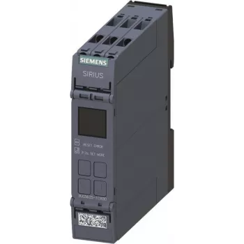 SIEMENS SIRIUS 3UG5625-1CW30 Residual Current Monitoring Relay, AC/DC Sensitive, 24-240 V AC/DC, 1 Channel, Digital LCD, 2 Change-over Contacts