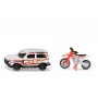 SIKU Blister Land Rover Defender with KTM Motorcycle