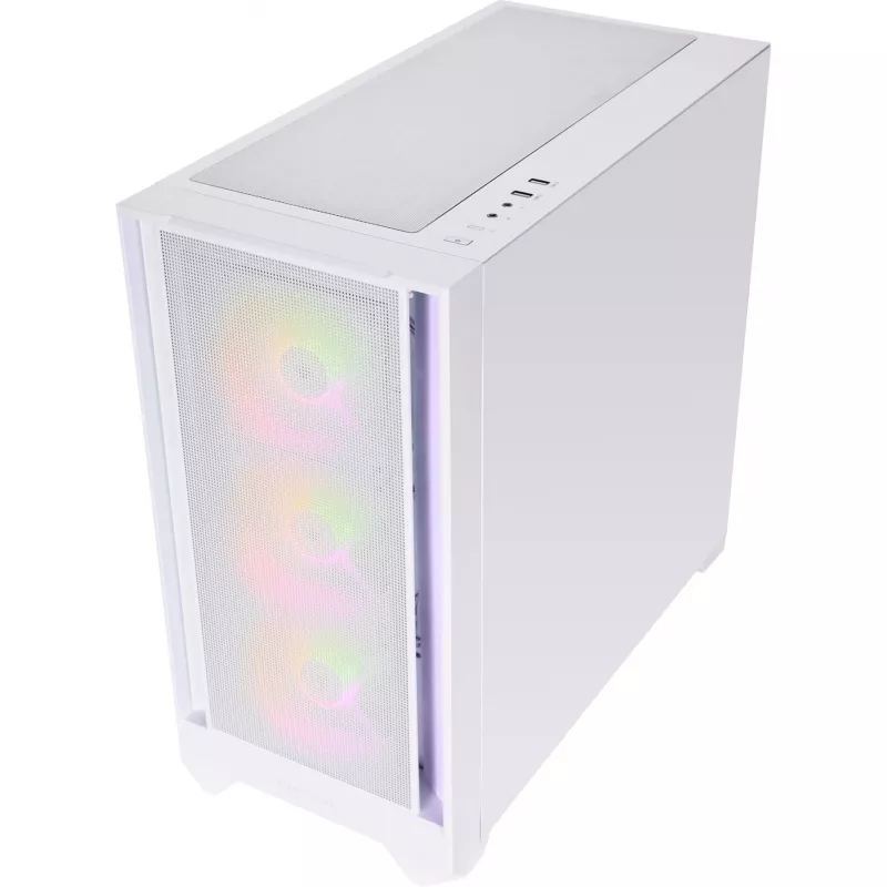 SILENTWARE Flow 110 ARGB White Tempered Glass Mid-Tower Case