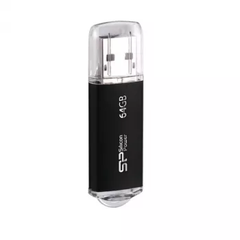 Silicon Power Blaze B02 64GB USB 2.0 Flash Drive - Black