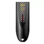 Silicon Power Blaze B25 32GB USB 3.2 Gen 1 Flash Drive, Retractable Connector, Black