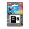 Silicon Power Elite 8GB microSDHC UHS-I U1 V10 Memory Card with SD Adapter