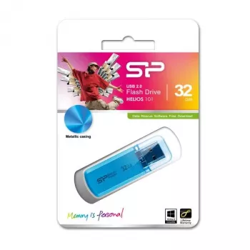 Silicon Power SP032GBUF2101V1B 32GB USB 3.2 Gen 1 Retractable Flash Drive