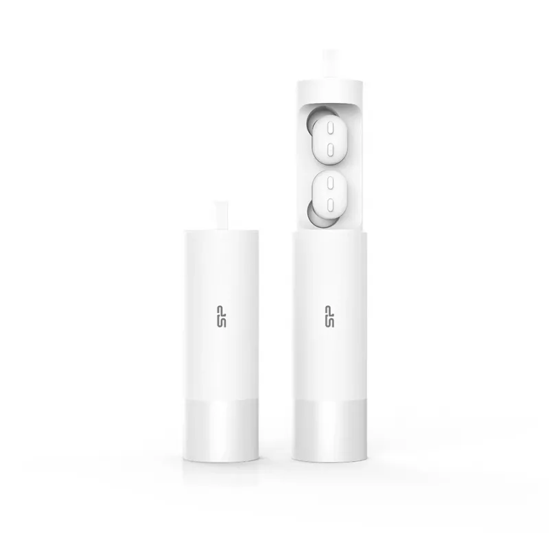 Silicon Power SP5MWASYBP81BT0W 10000mAh Power Bank with Built-in USB-C Cable - White