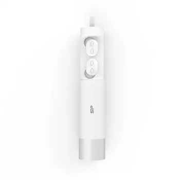 Silicon Power SP5MWASYBP81BT0W 10000mAh Power Bank with Built-in USB-C Cable - White