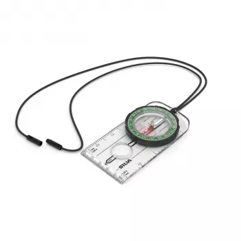 Silva Ranger Compass - Mirror Sighting Compass with Declination Adjustment, Luminous Markings, Magnifier, IPX8 Waterproof, Black