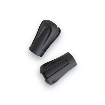 Silva Rubber Paws Trekking Pole Rubber Tips - Black - 1 Pair