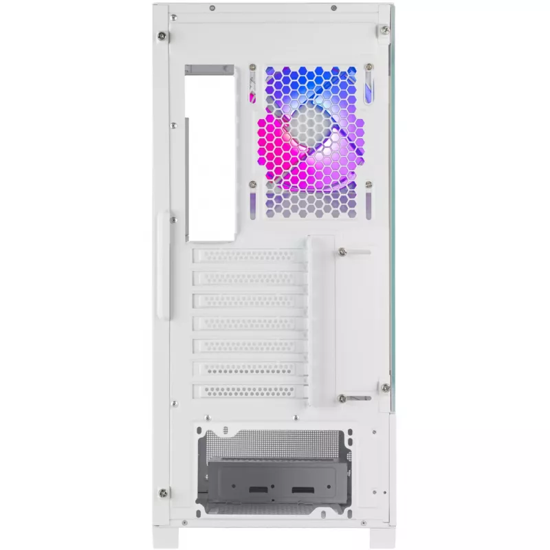 SilverStone Lucid 05 White 270° Panoramic Glass Design Mid-Tower Case