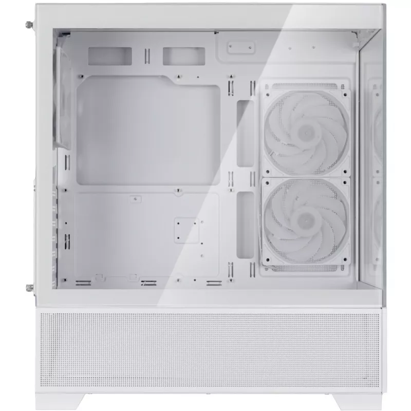 SilverStone Lucid 05 White 270° Panoramic Glass Design Mid-Tower Case