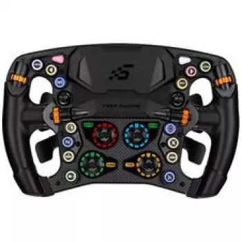 Simagic Zeus Formula Steering Wheel - 290mm Carbon Fiber, 4.3 inch LCD, RGB Buttons, Dual Clutch