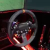 Simagic Zeus Sport Steering Wheel - 300mm Suede Leather Rim, CNC Aluminum, RGB Buttons, Dual Carbon Fiber Magnetic Shifters, Wireless, 50mm QR