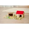 SIMBA-DICKIE Farm with Accessories – Large Farmyard Playset with Barn, Stable, Farmer, Animals & Feeding Tools for Kids Aged 3-8
