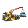 SIMBA-DICKIE Giant Tow Truck with Lights, Sounds, Movable Crane & Winch – Toy Rescue Vehicle for Kids 3+