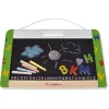 SIMBA-DICKIE MAULstandard Magnetic Whiteboard 60 x 40 cm, Silver Aluminum Frame, Wall-Mountable, Dry-Erase, with Pen Tray