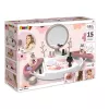 SIMBA-DICKIE My Beauty Studio Interactive Pretend Play Vanity with Light-Up Mirror, 10 Accessories, Melodies & Phrases for Kids Ages 3-6