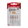 Singer 2020 Universal Machine Needles, Size 12/80, Pack of 5