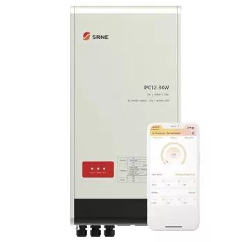 Single-Phase Inverter/Charger SRNE 3kW 48V Hybrid Off-Grid Pure Sine Wave