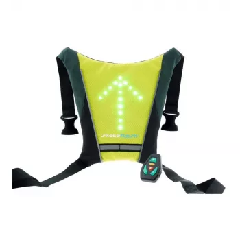 Skateflash Reflective Vest Black Green Nylon One Size Cycling