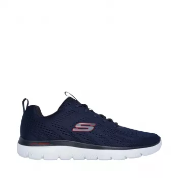 Skechers Men's Summits Torre Navy/Red Athletic Shoes Size 44