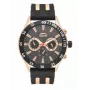 SLAZENGER MAN SL96076203 Men's Analog Quartz Watch 48mm Blue Dial Brown Leather Strap
