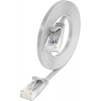 Wirewin Cat.6 Slim Ethernet Patch Cable, U/UTP, 10 m, White (PKW-SLIM-KAT6 10.0 WS)