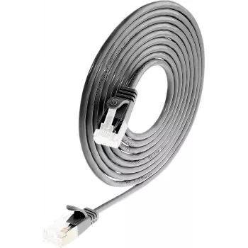 Wirewin Cat 6a U/FTP Slim Ethernet Patch Cable, RJ45, Black, 2.0 m PKW-LIGHT-STP-K6A 2.0 SW