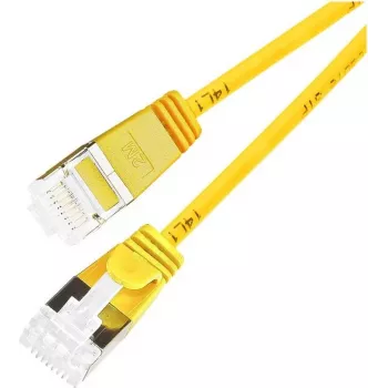 Wirewin Cat 6a U/FTP Slim Patch Cable, Yellow, 3.0m, 10G, PoE++ PKW-LIGHT-STP-K6A 3.0 GE