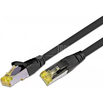 Wirewin Cat6a S/FTP Network Patch Cable, 4m, Black, RJ45, 10Gbps, 500MHz, Copper, PVC Jacket, Gold-Plated Contacts, PoE++ Support PKW-PIMF-KAT6A 4.0 SW