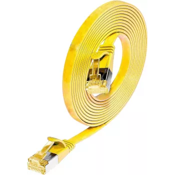 Wirewin Cat6a U/FTP Slim Ethernet Patch Cable RJ45 1.5m Yellow PKW-STP-SLIM-K6A 1.5 GE