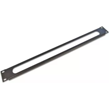 Wirewin KDP 1U Cable Entry Panel, Black, 19-inch Rack Mount, Steel, 1U, Without Brush KDP 1HE OB BL