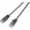 Wirewin PKW-LIGHT-K6 3.0 SW - Cat.6 Slim-Light Patch Cable, U/UTP, 3.0 m, Black