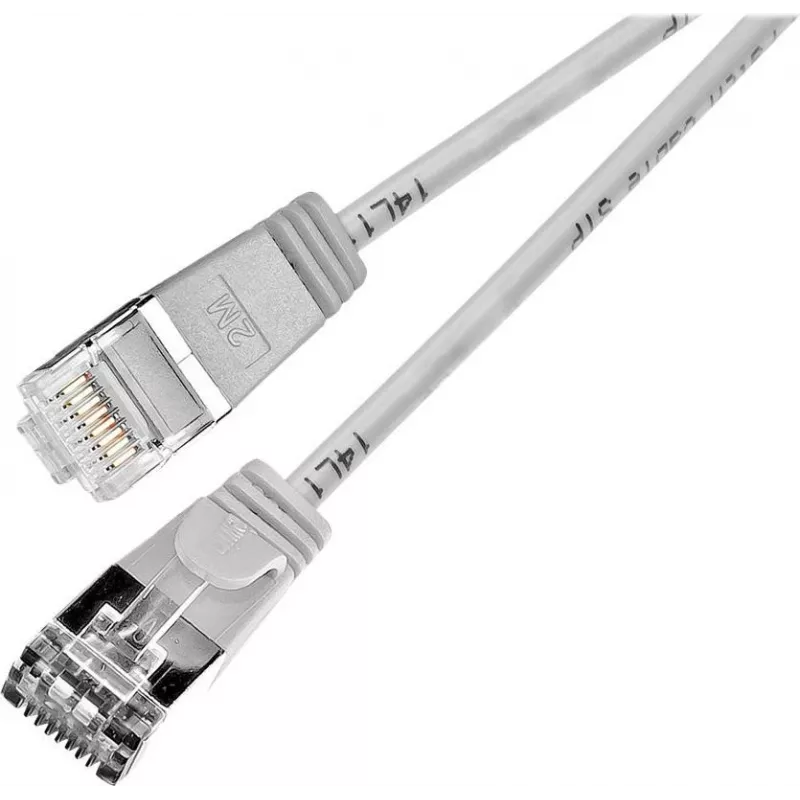 Wirewin SLIM SL6 7.5 m Cat.6 Slim-Light U/FTP Patch Cable, Grey (PKW-LIGHT-STP-K6 7.5)
