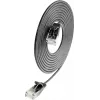 Wirewin SLIM UL6 10 SW - Cat.6 SLIM-Light Patch Cable, U/UTP, 10 m, Black PKW-LIGHT-K6 10.0 SW