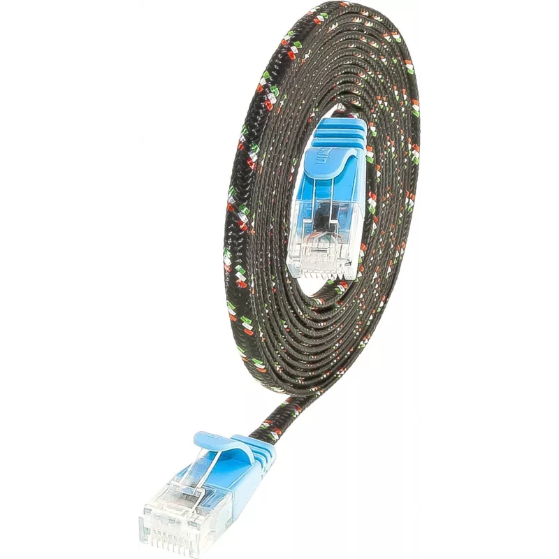 Wirewin SLIM UT6 10 BL - Cat.6 Slim-Tough Patch Cable, U/UTP, 10 m, Blue (PKW-TOUGH-K6 10.0 BL)