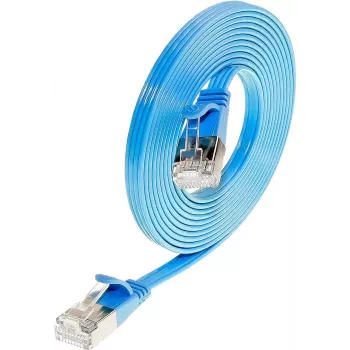 Wirewin Triotronik Cat6 U/FTP Slim Ethernet Patch Cable 1m Blue PKW-STP-SLIM-KAT6 1.0 BL