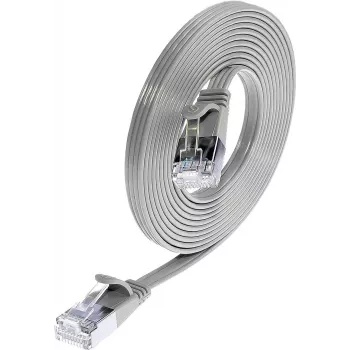 Wirewin Triotronik Cat6 U/FTP Slim Ethernet Patch Cable, 3m, RJ-45 Male to Male, Grey PKW-STP-SLIM-KAT6 3.0