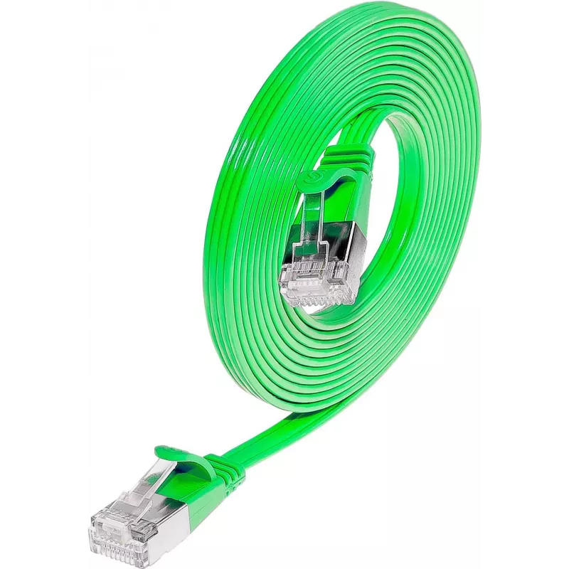 Wirewin Triotronik Cat6 U/FTP Slim Patch Cable 0.25m Green PKW-STP-SLIM-KAT6 0.25 GN